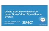 Online Security Analytics on Large Scale Video Surveillance System by Yu Cao and  Xiaoyan Guo