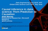 Causal inference in data science