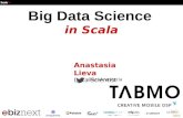 Big Data Science in Scala