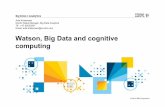 IBM Big Data Analytics - Cognitive Computing and Watson - Findability Day 2014