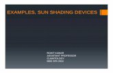 8. Shading devices examples