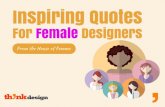 Inspiring Quotes by Female Designers