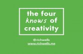 The Four Knows of Creativity