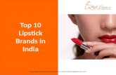 Top 10 Lipstick Brands in India