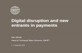 Digital disruption and new entrants in payments