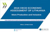Lithuania 2016 OECD Economic Assessment more productive and inclusive Vilnius 15 March