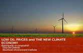 Low oil prices and the new climate economy: constraint or opportunity