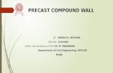 Precast compound wall