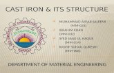 Cast iron its types , properties and its applications....