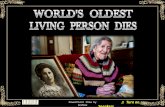 World's Oldest Person Dies