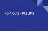 India quiz-prelims