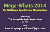 KQA Mega-Whats 2014 Preliminary
