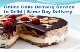 Same Day Cake Delivery In Delhi