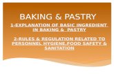basic ingredient in baking & pastry
