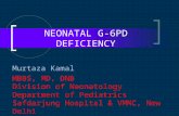 NEONATAL G-6PD DEFICIENCY