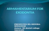 Armamentarium of exodontia