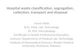 Hospital waste managment