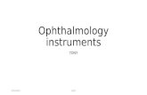 Ophthalmology instruments ophthalmology ppt
