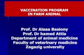 Vaccination progam in farm animals prof. dr Alaa Basyoni  prof Hamed Attia