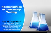 Harmonization of Laboratory Testing, 08 04-2017