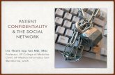Patient Confidentiality and the Social Network