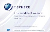 Lost worlds of welfare: Local homelessness systems in England