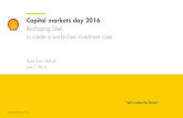 Royal Dutch Shell plc capital markets day 2016