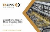 En link midstream 3q 2016 operations report final