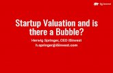 Startup Valuation and is there a Bubble?