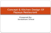 Papaya restaurant kitchen design