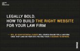 How to build the right website for your law firm