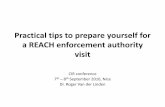 REACH - Enforcement controls / Practical tips
