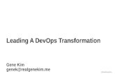 Leading A DevOps Transformation: Lessons Learned