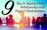 9 Tips for Project Stakeholder Management