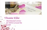 Vivante Elite | Matrimonial service for HNIS