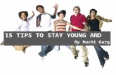 15 tips to stay young and healthy