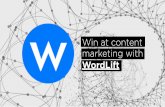 Win at Content Marketing with WordLift