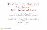 Evaluating medical evidence for journalists
