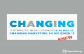 How AI is Changing Marketing as You Knew It