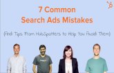 7 Common Search Advertising Mistakes (And How-to Prevent Them)