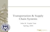 1 1 Transportation & Supply Chain Systems John H. Vande Vate Spring, 2001.