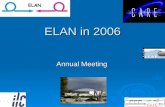 F. Richard LAL/Orsay 1 ELAN in 2006 Annual Meeting.