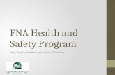 FNA Health and Safety Program New Hire Orientation and Annual Training.