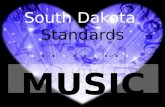 South Dakota Standards.......... MUSIC. Standard Three: K-2 Benchmarks.