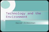 Technology and the Environment David Zilberman. On Interdisciplinary Research The notion of multidisciplinarity has various interpretations. People in.
