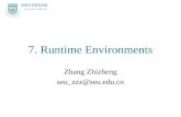 7. Runtime Environments Zhang Zhizheng