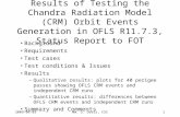 2009-06-03Wm. S. Davis, CSC1 Results of Testing the Chandra Radiation Model (CRM) Orbit Events Generation in OFLS R11.7.3, Status Report to FOT Background.