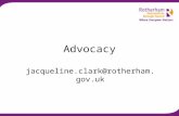 Advocacy Advocacy is taking action to help people say what they want, secure their rights, represent their interests.