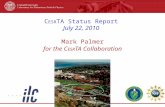 C ESR TA Status Report July 22, 2010 Mark Palmer for the C ESR TA Collaboration.