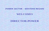POWER SECTOR – WESTERN REGION WELCOMES DIRECTOR-POWER.